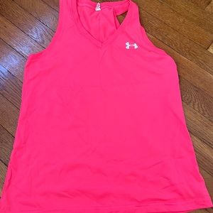 under armour Neon pink sleeveless xs